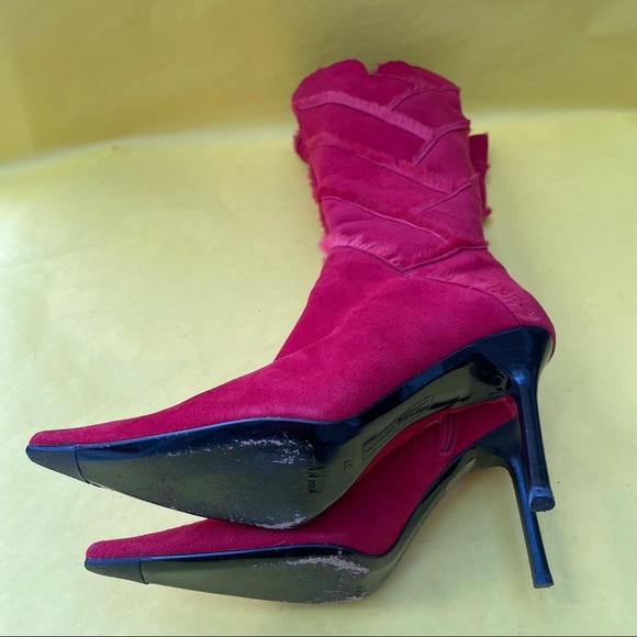 Vintage dark red Cesare Paciotti all leather boots - Picture 14 of 16